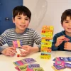 Clearance Wonderbox Animal Alphabet - Wooden Topple Tower with 6 Games