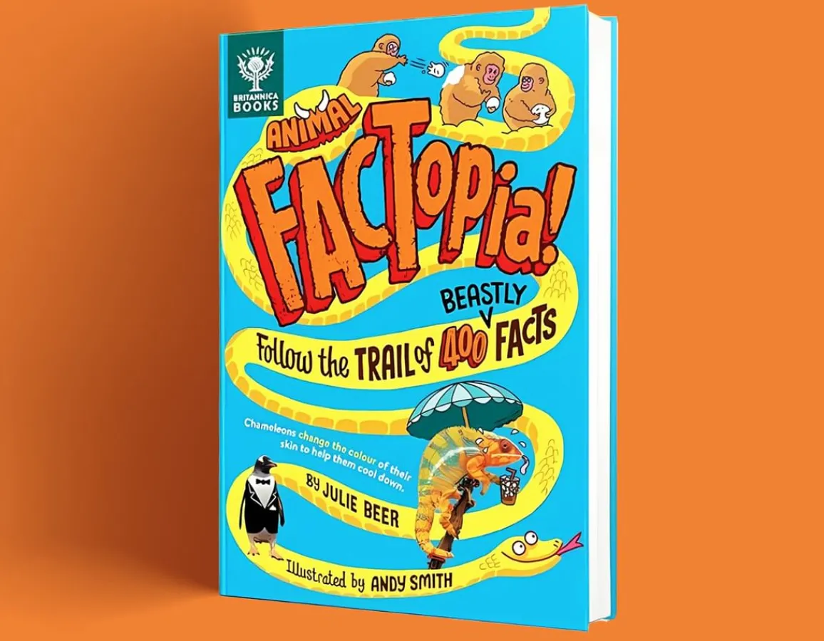 Britannica Books Animal Factopia - 400 Fun Furry Facts!