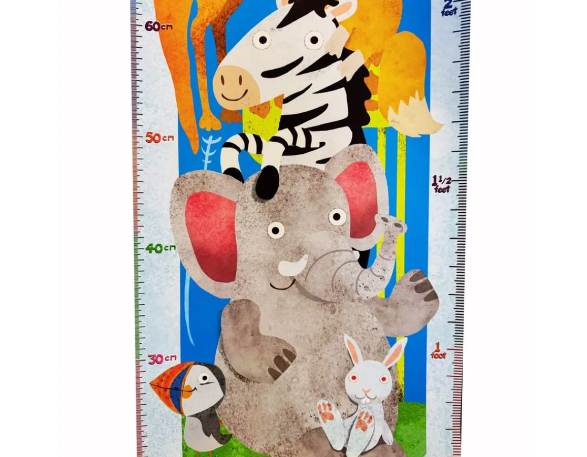 Online House of Marbles Animals Height Chart - 130cm Tall