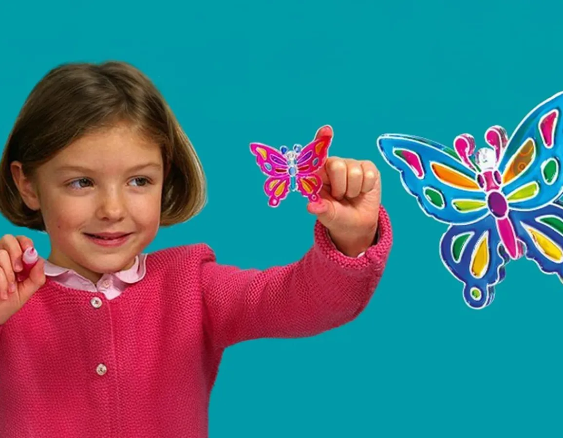 Hot SentoSphere Butterfly Stained-Glass Mobile - Make Your Own