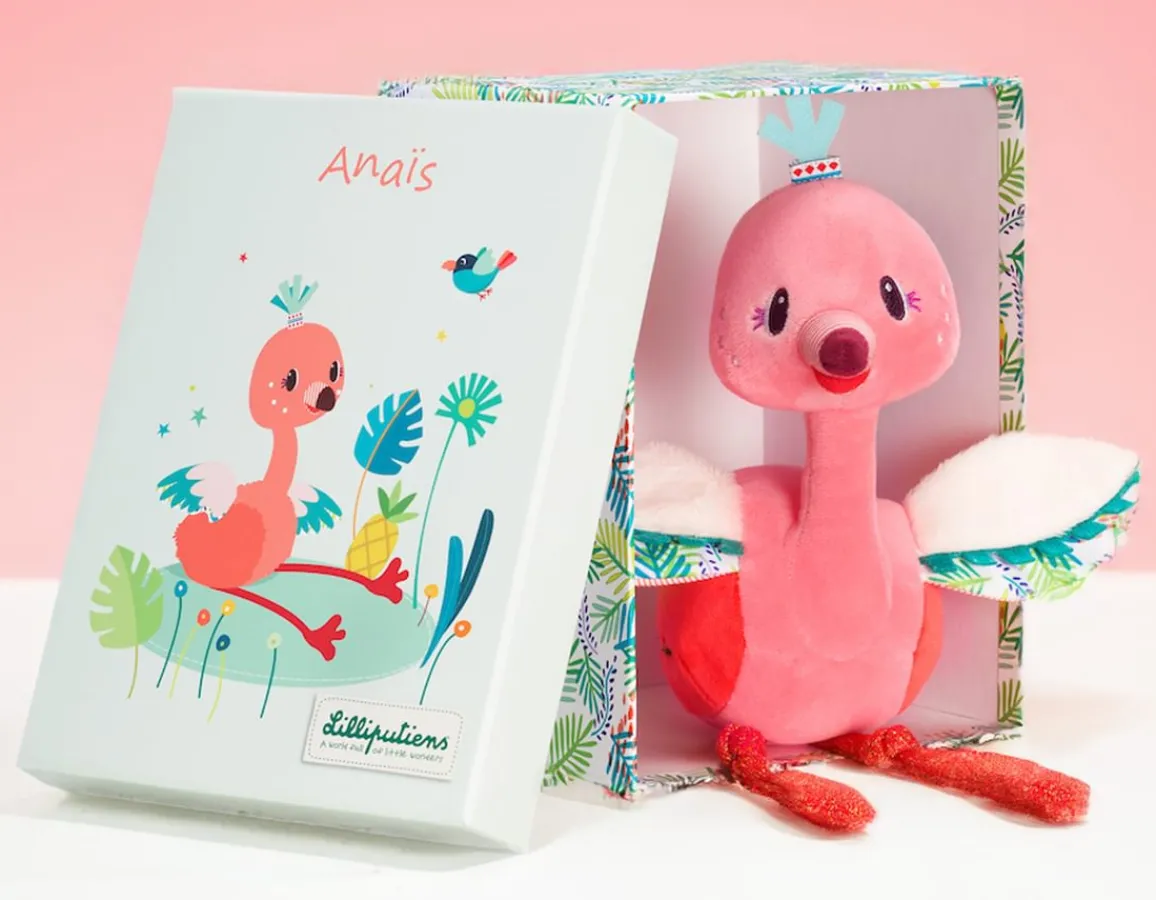 Clearance Lilliputiens Cuddly Flamingo - Plush
