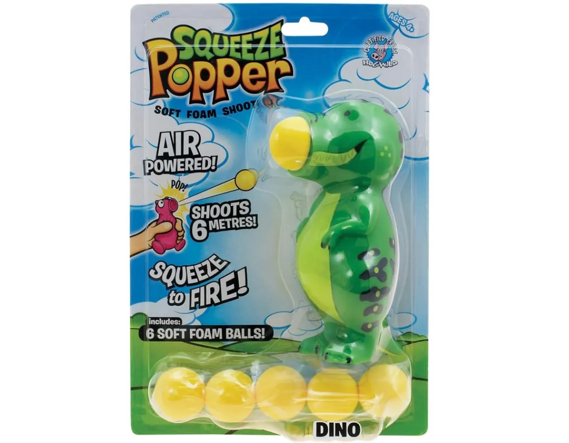 Cheatwell Games Dino Squeeze Popper - Soft Foam Balls