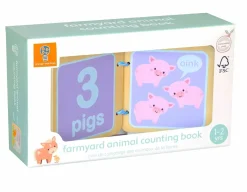 New Orange Tree Toys Farm Animal Counting Book