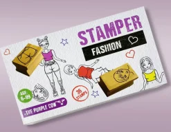 New The Purple Cow Fashion Stamper Set - 36 Wooden Stamps