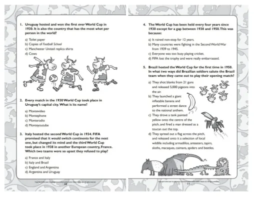 Outlet Walker Books Football School - World Cup Quiz Book
