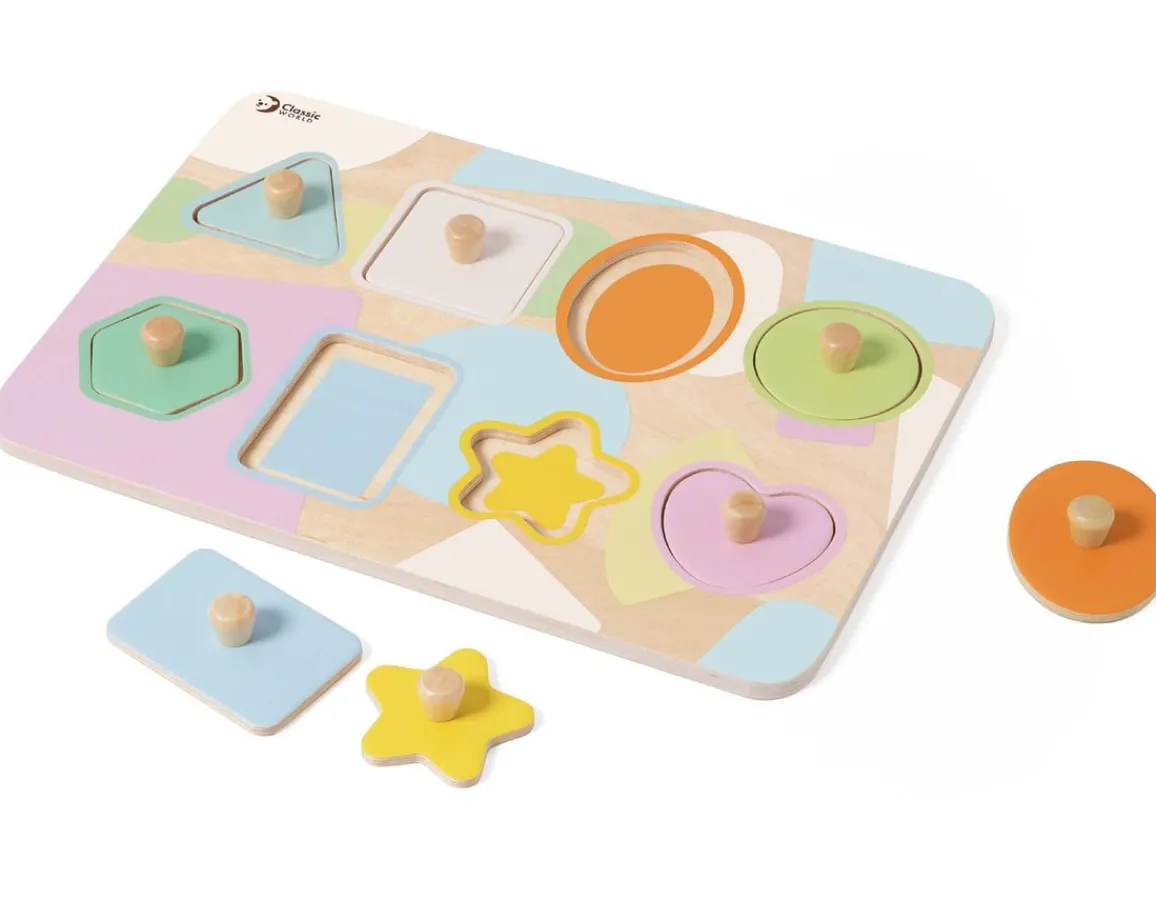 New Geometry Peg Puzzle - For Little Hands