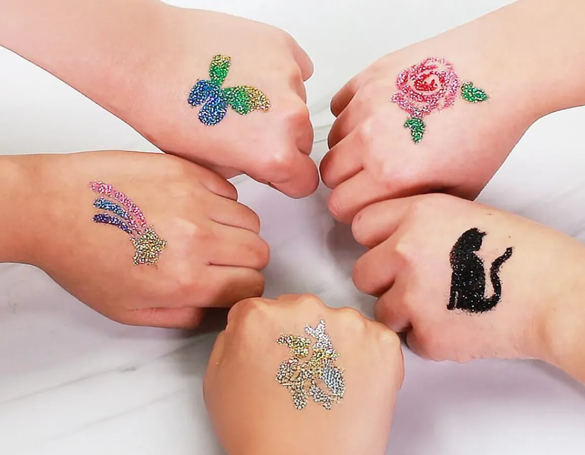 Outlet Wild Science Glitter Tattoos Studio - So Sparkly!