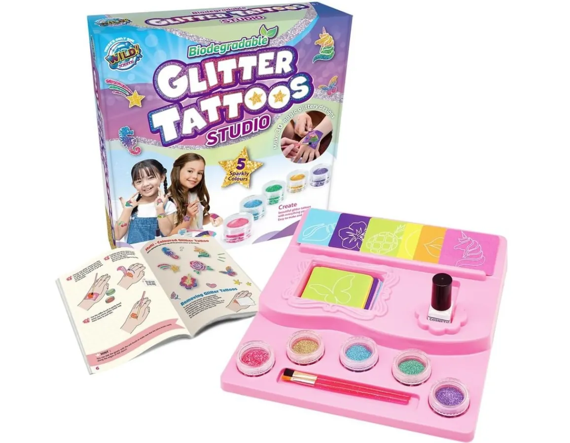 Outlet Wild Science Glitter Tattoos Studio - So Sparkly!