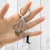 Outlet Troika Horse Keyring - Chrome Plated Metal