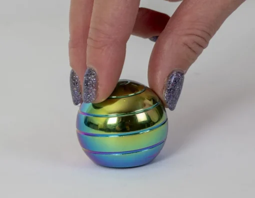 Clearance Funtime Gifts Infinity Spinner - Mini Metal Fidget Sphere