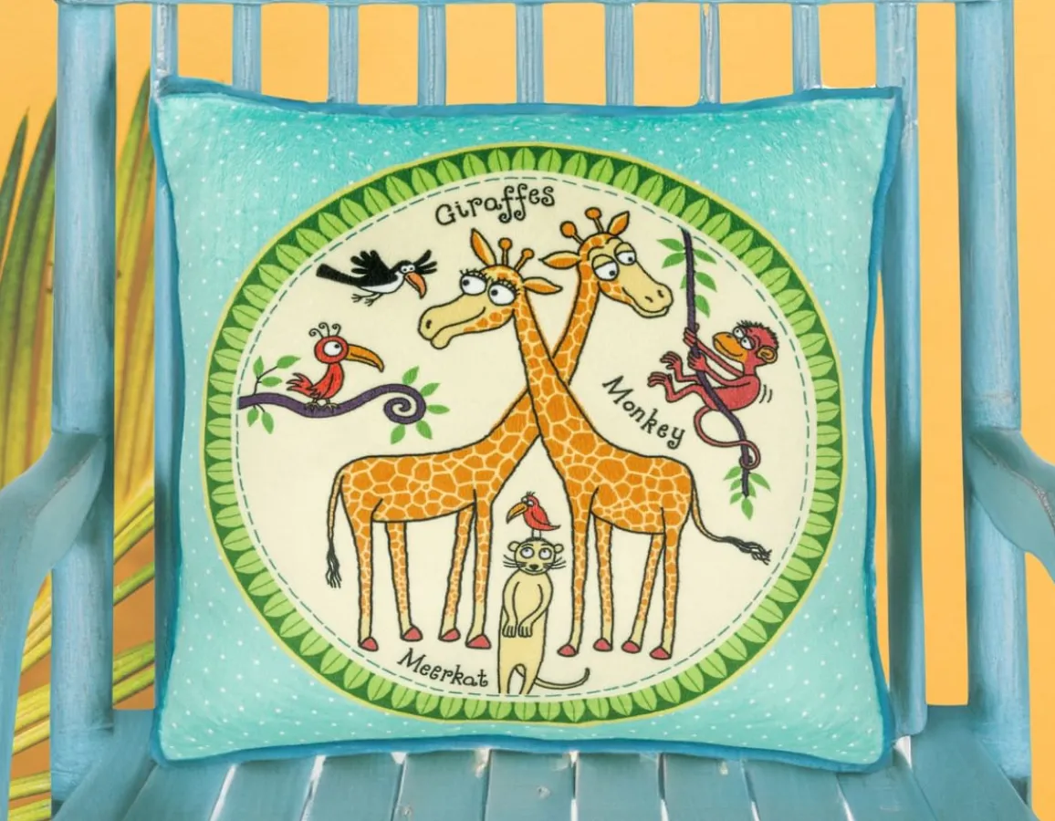 Outlet Tyrrell Katz Jungle Plush Cushion - So Soft!