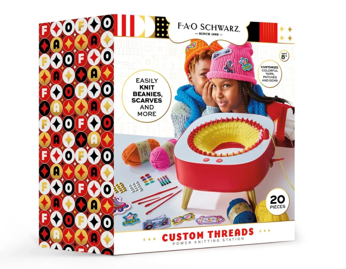 Discount FAO Schwarz Knitting Station - Make Beanie Hats & Scarves