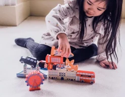 Hot Orange Tree Toys London Stacking Game - 10 Pieces