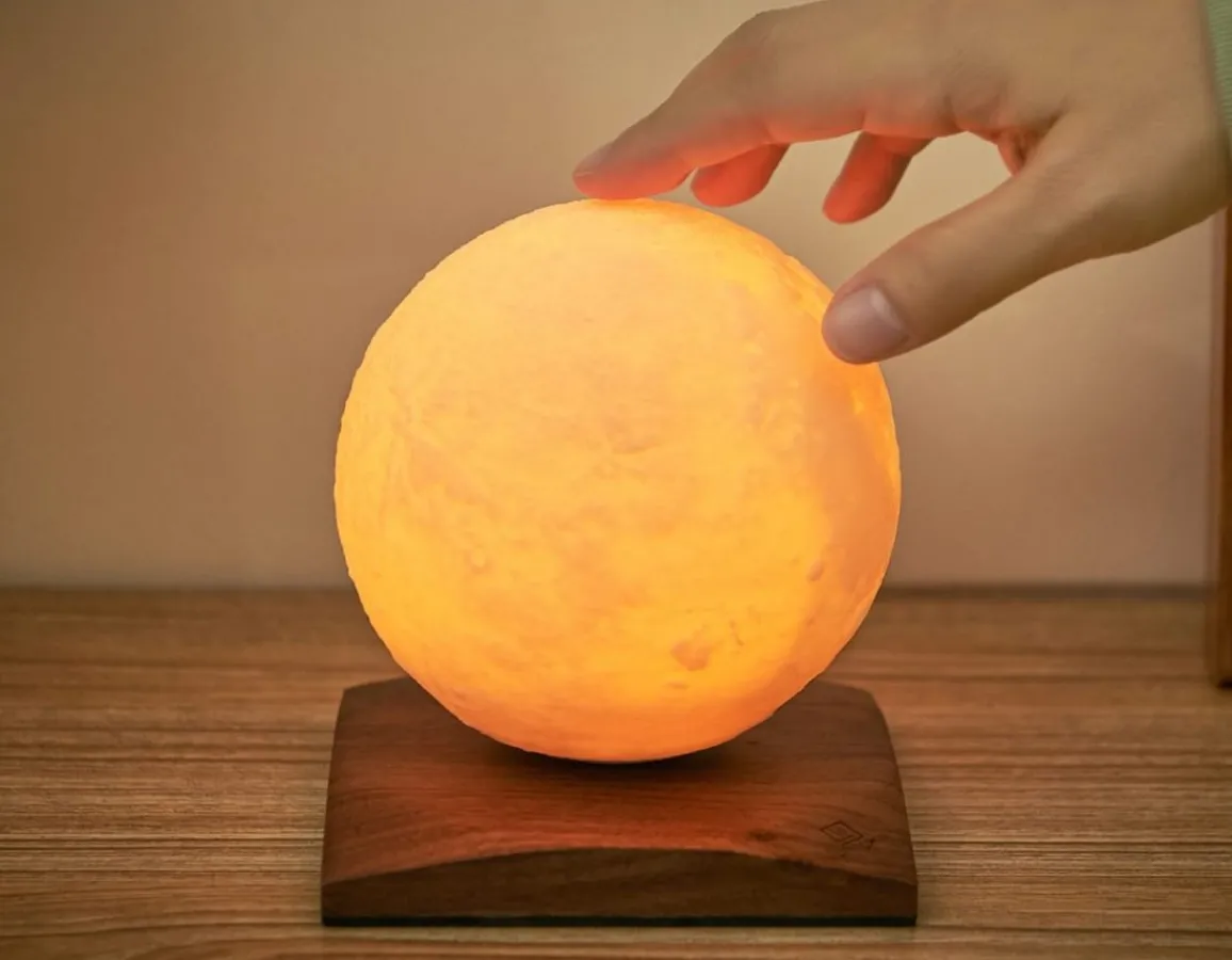 Online Gingko Luna Spin Lamp - Luxury Mood Light