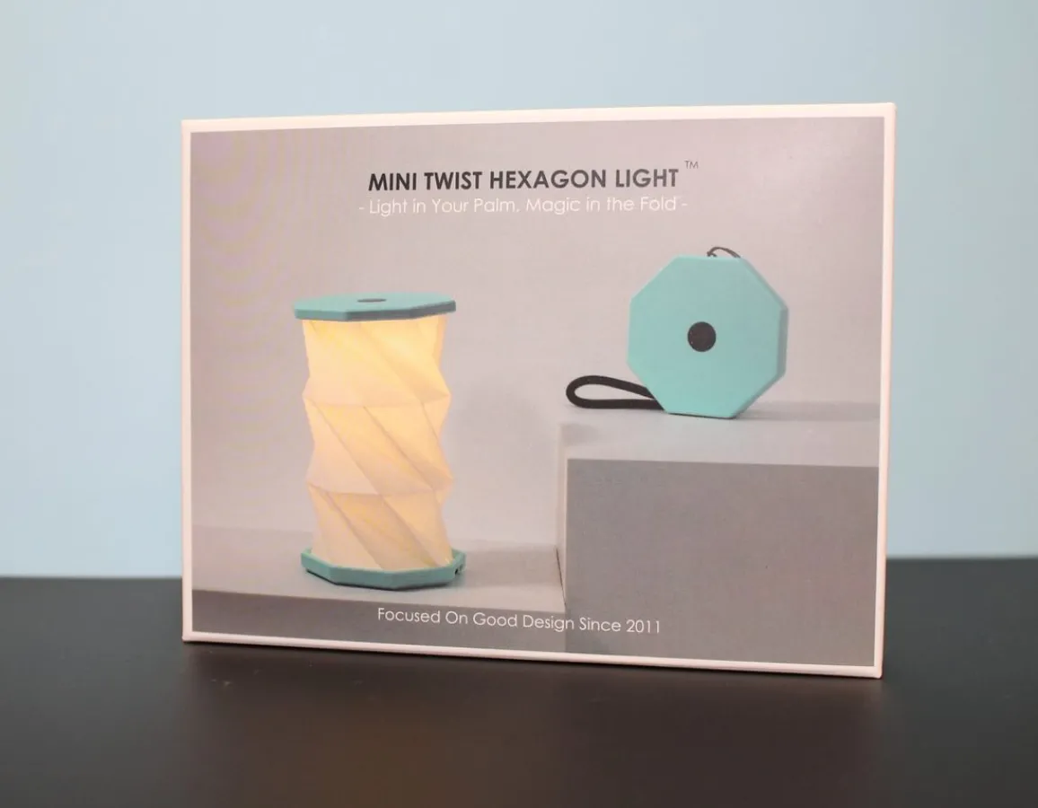 Clearance Gingko Mini Hexagon Twist Light - Touch Control
