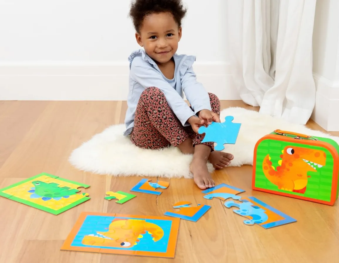 Sale Crocodile Creek My First Dinosaur Puzzles - 3 in 1 Set