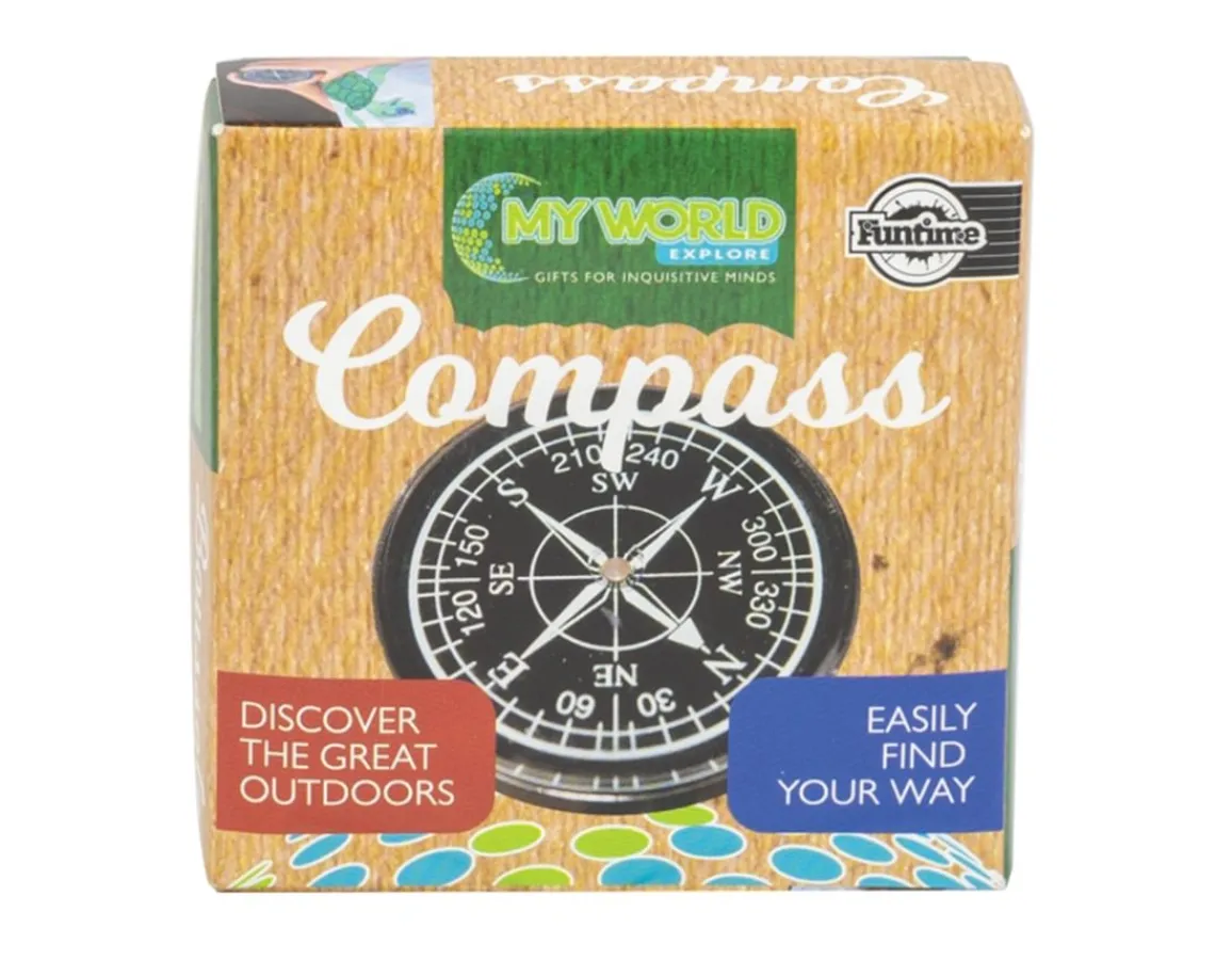 Best Funtime Gifts My World Compass - Find Your Way