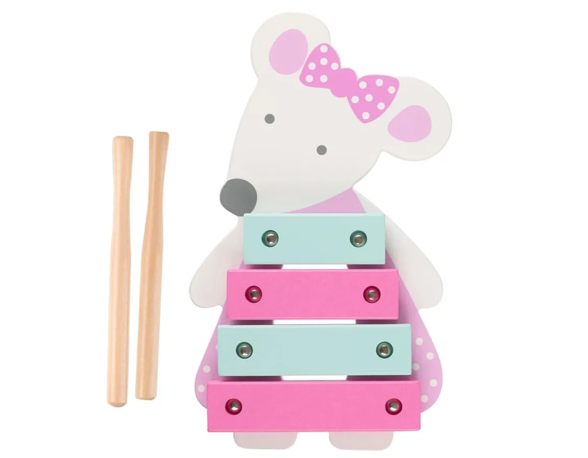 Online Orange Tree Toys Pink Mouse Xylophone