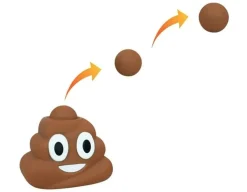 New Cheatwell Games Poo Popper - Squeeze to Shoot!