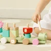 Classic World Pull Along Jungle - 27 Wooden Pieces