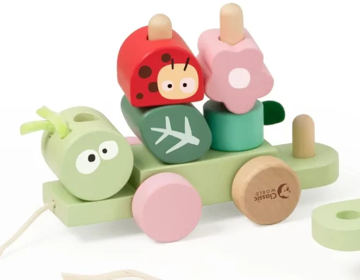 Classic World Pull Along Jungle - 27 Wooden Pieces