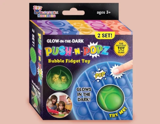 New Wonderbox Push-n-Popz - Bubble Fidget Toy, Just Pop it!