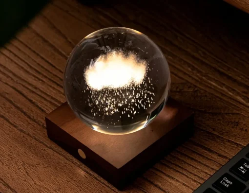 Gingko Rain Cloud Crystal Light - 3D Effect
