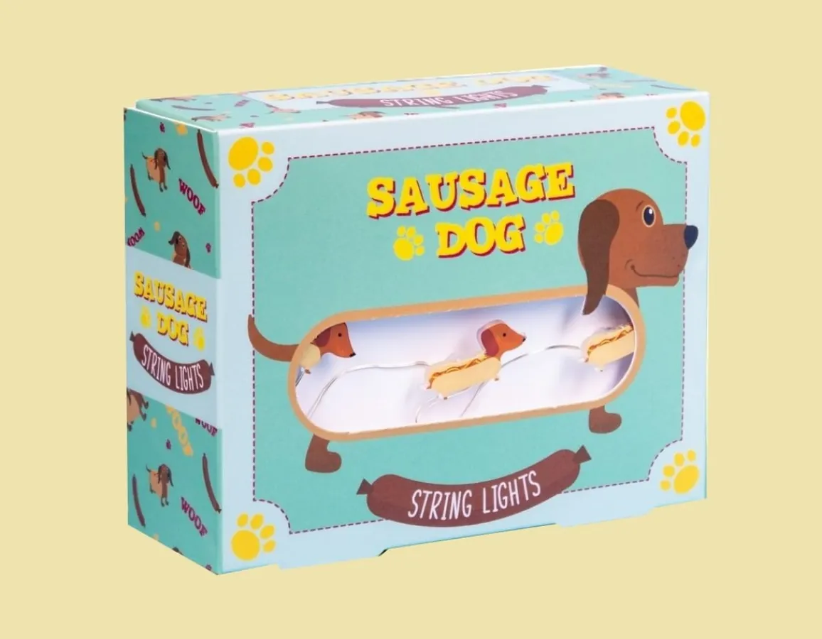 Hot Fizz Creations Sausage Dog String Lights - So Cute!