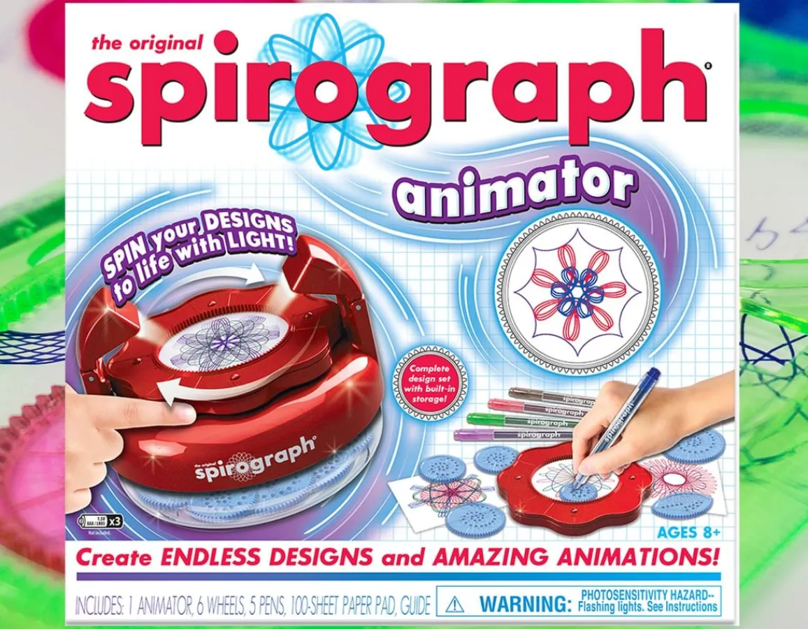 Play Monster Spirograph Animator - With light effects!