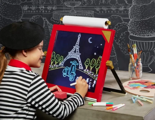 FAO Schwarz Tabletop LED Art Easel - Creative Fun