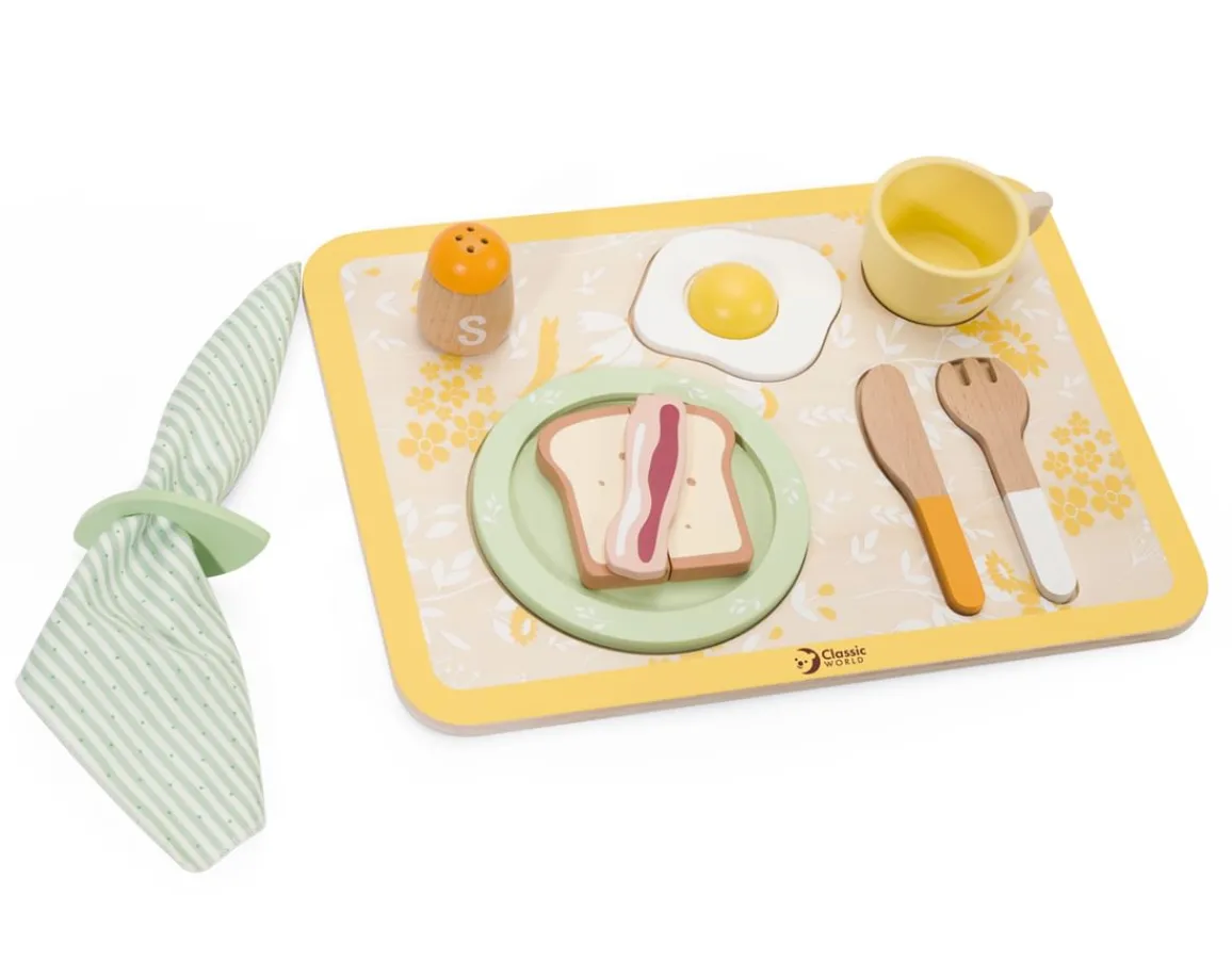 Classic World Vintage Breakfast Tray - Good Morning!
