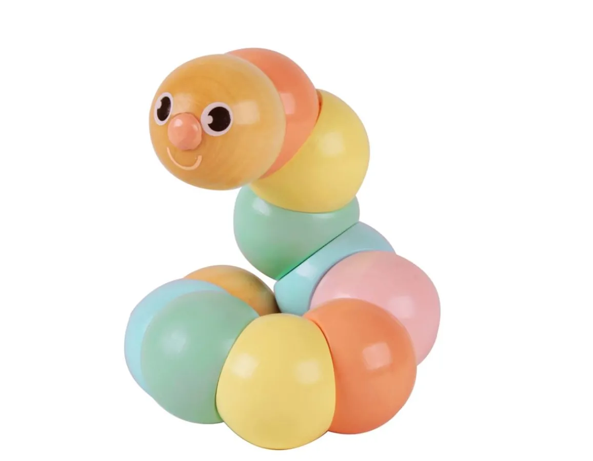 Best Classic World Wooden Caterpillar - Twisty Wiggly Fun!