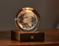 New Gingko World Globe Crystal Light - 3D Effect